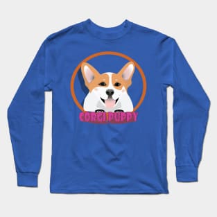 Corgi Puppy Long Sleeve T-Shirt